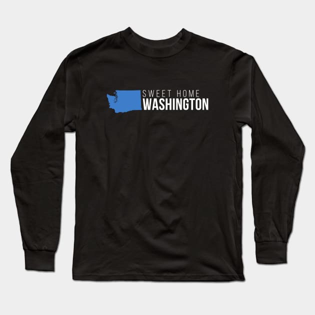 Washington Sweet Home Long Sleeve T-Shirt by Novel_Designs